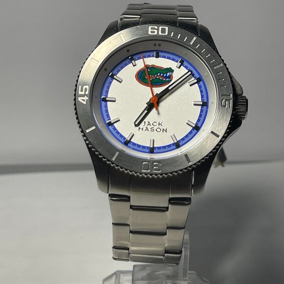 Florida Gators OFFICIAL NCAA Stainless-Steel Watch by Jack Mason !!!NEW!!! - Picture 1 of 7